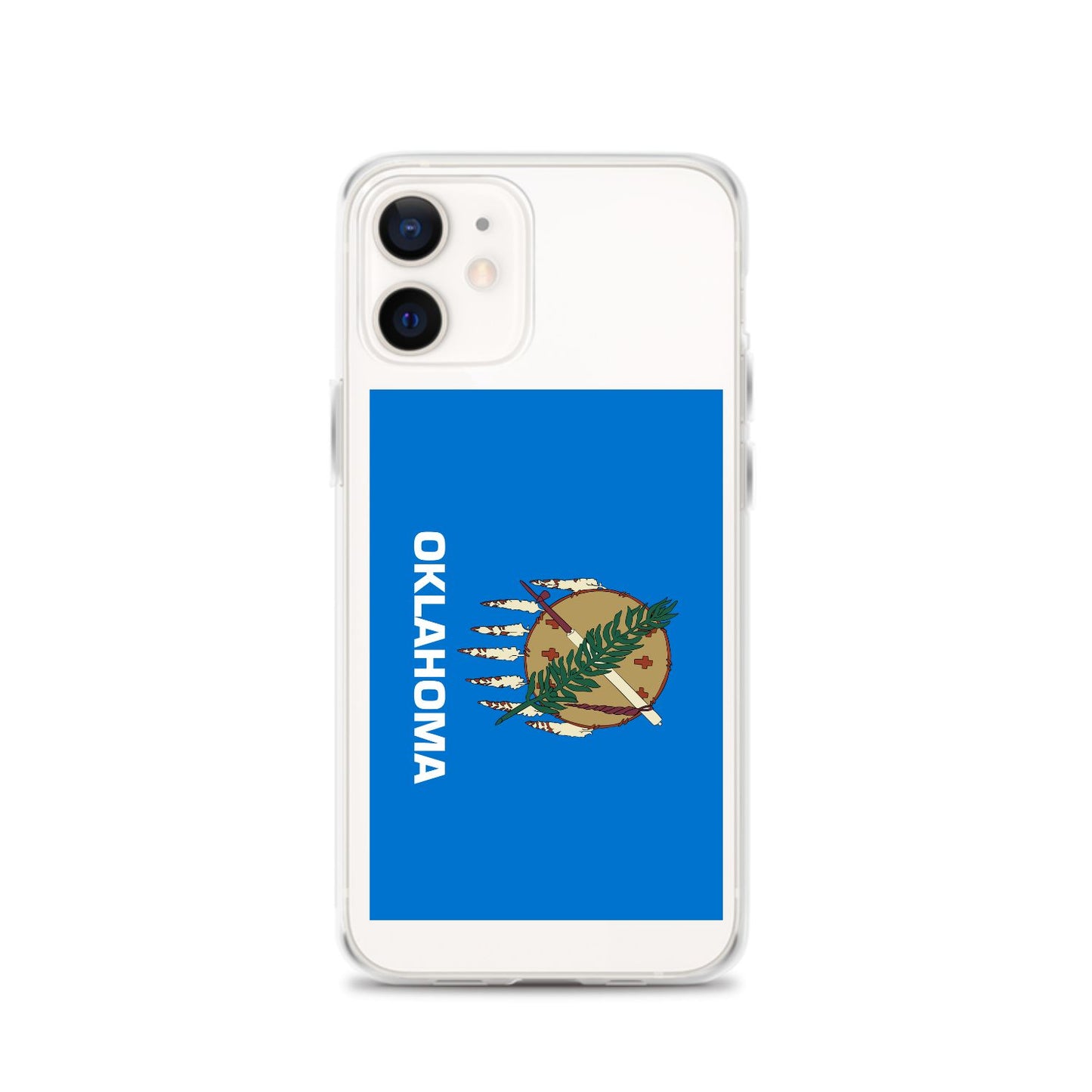 Oklahoma Flag iPhone Case, Clear Oklahoma iPhone Case