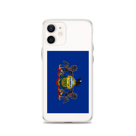 Pennsylvania State Flag iPhone Case, Clear Pennsylvania iPhone Case