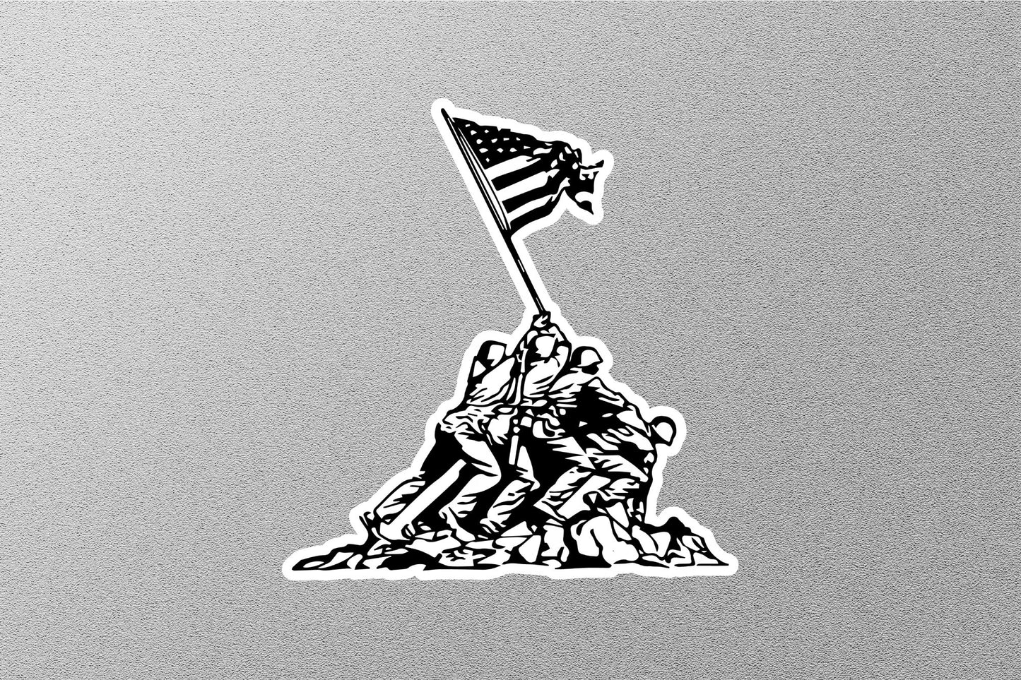 Raising the USA Flag on Iwo Jima Sticker