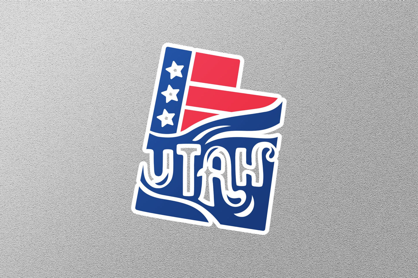 Utah 3 State Sticker