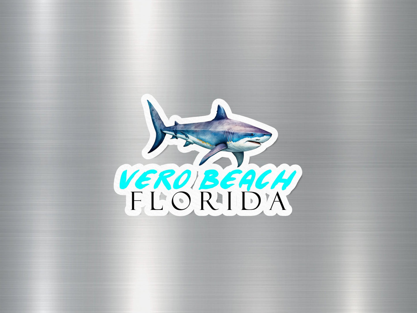 Vero Beach Florida Shark Sticker