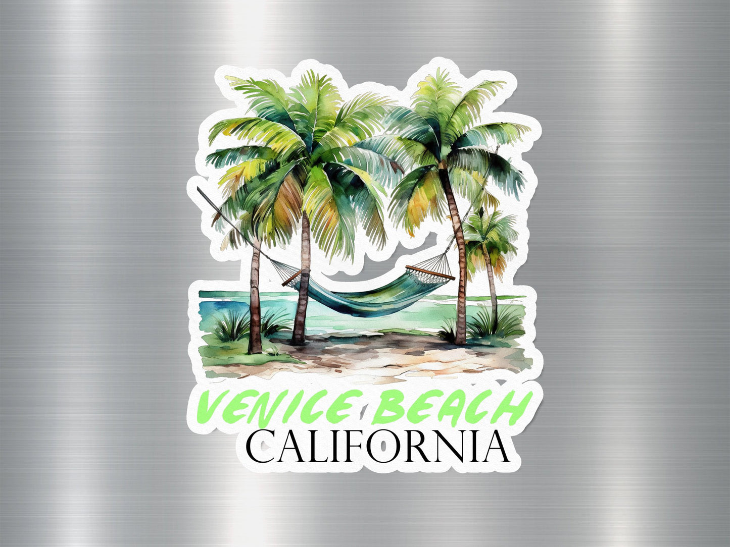 Venice Beach California Hammock Sticker