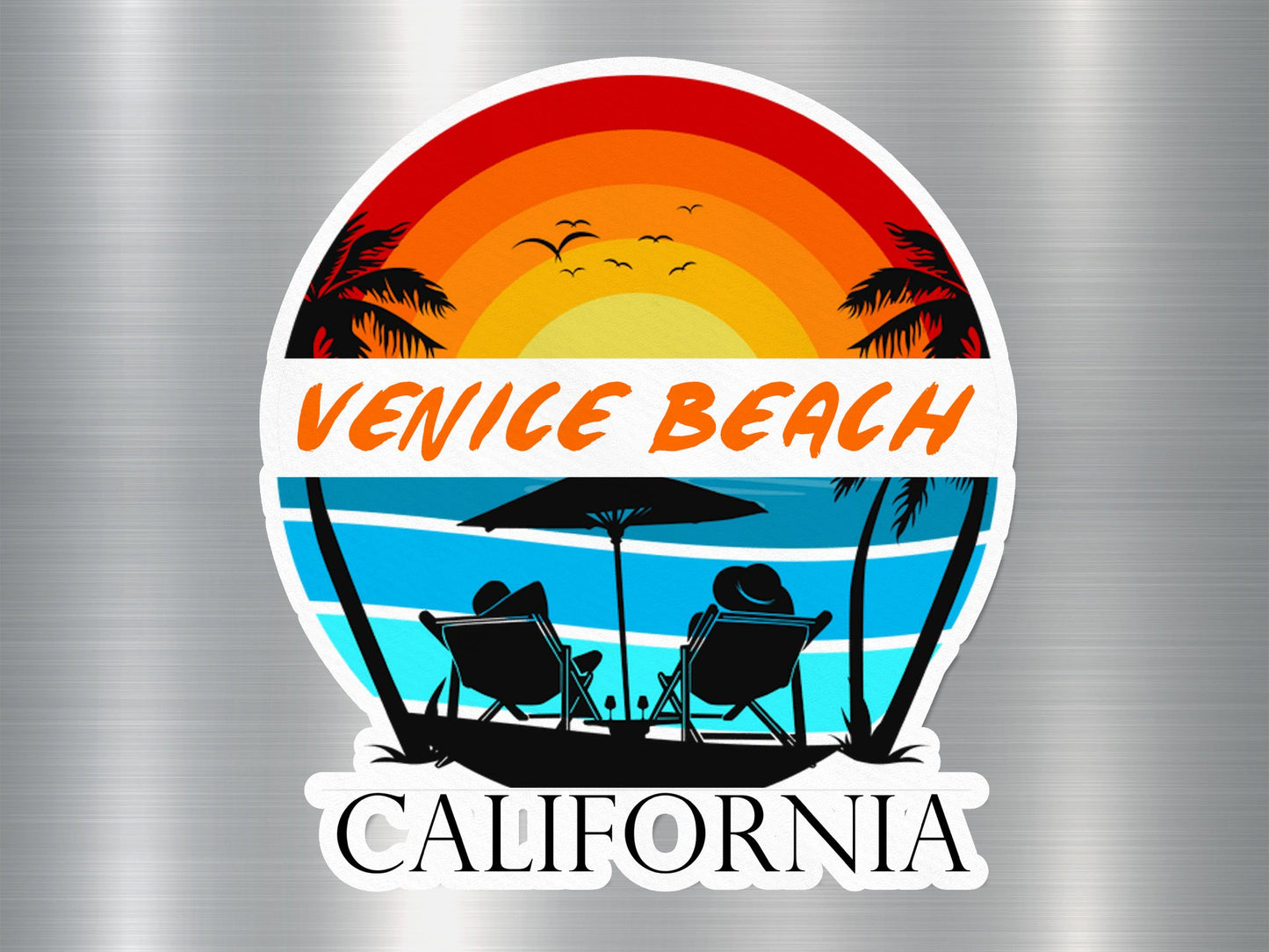 Wholesale Venice Beach California Sunset Sticker