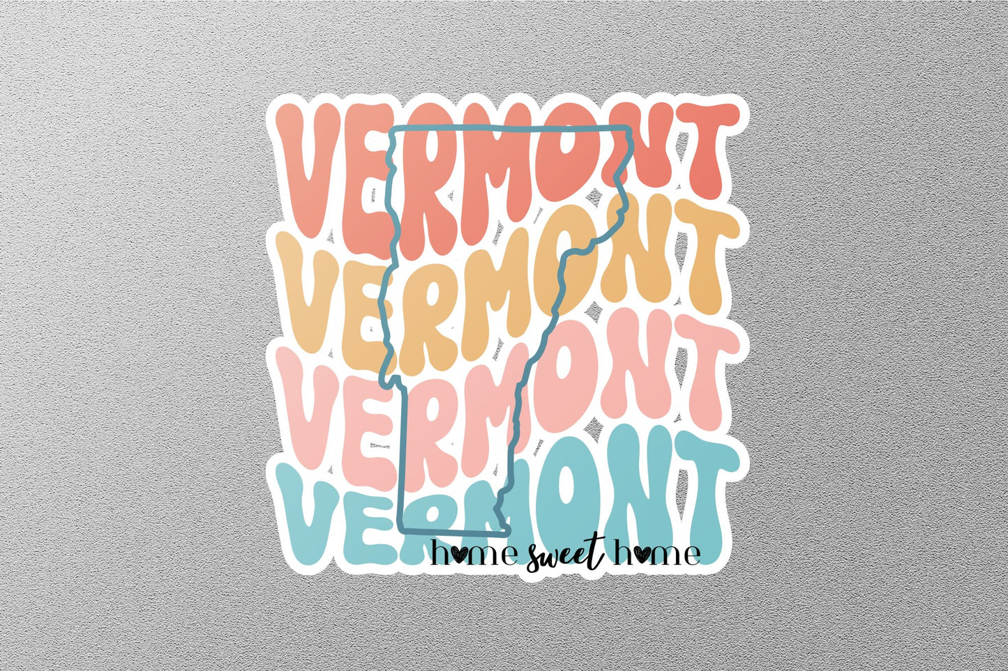 Retro Vermont Sticker