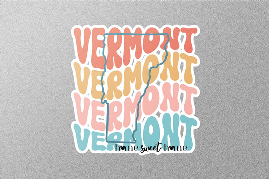 Retro Vermont Sticker