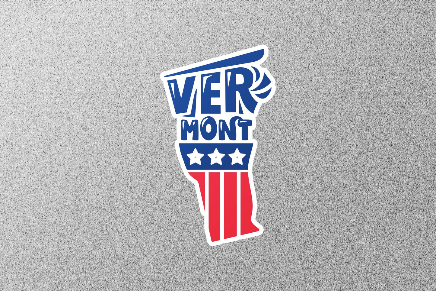 Vermont 3 State Sticker