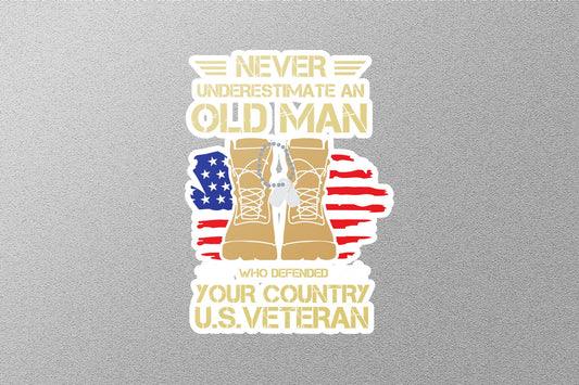 American Veteran Sticker