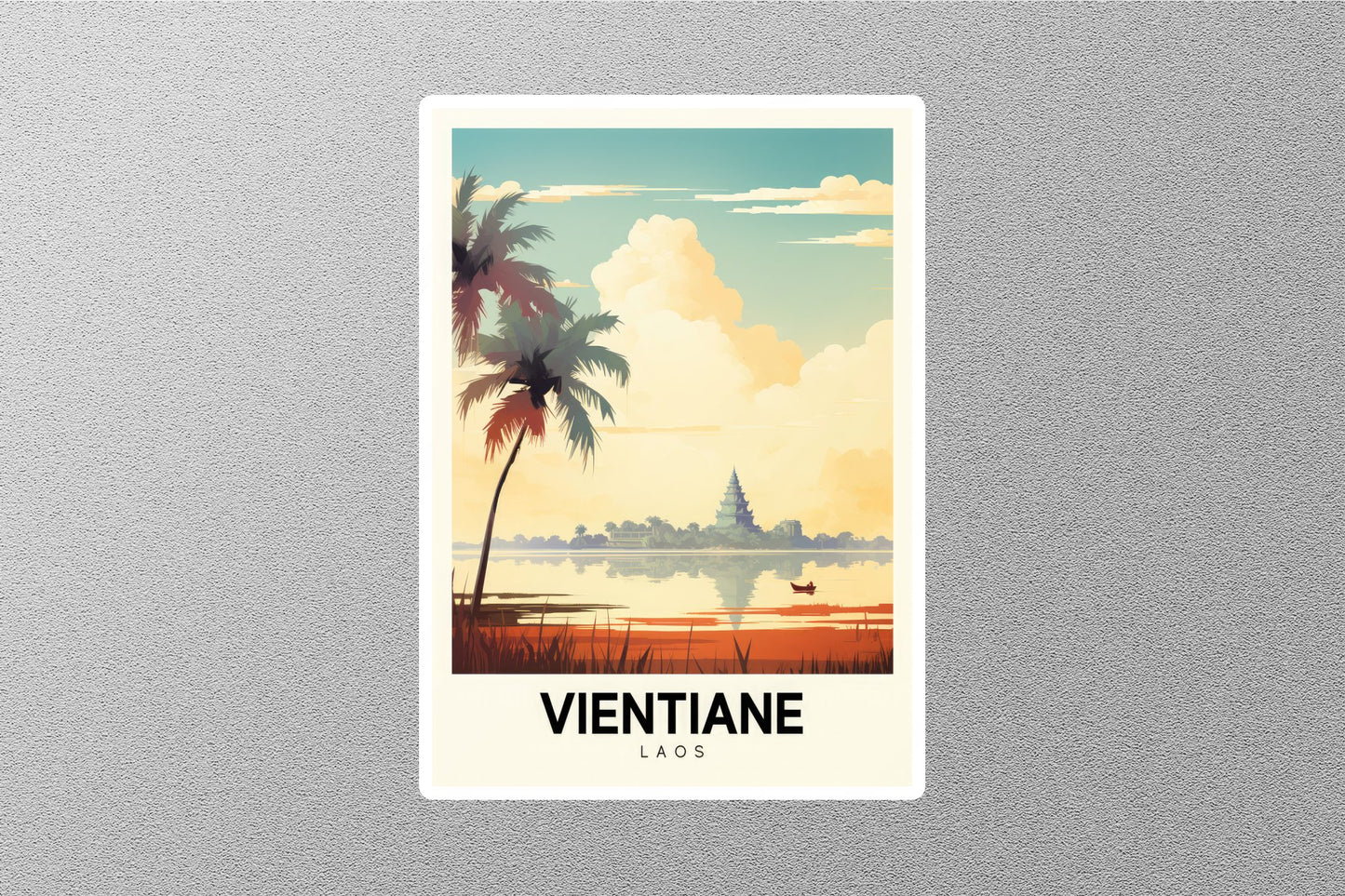 Wholesale Vientiane Travel Sticker