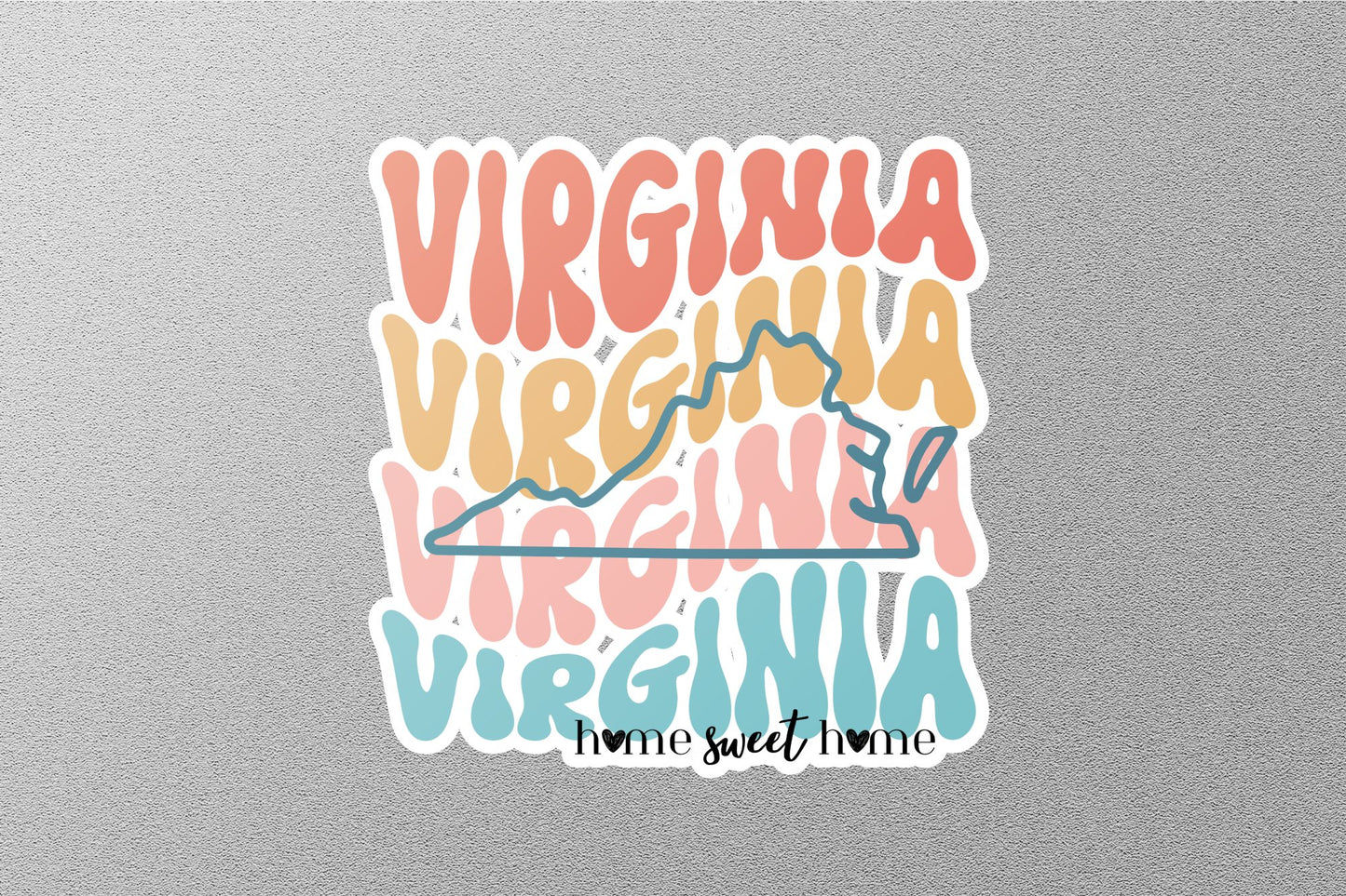 Retro Virginia Sticker