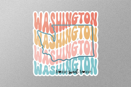 Retro Washington Sticker