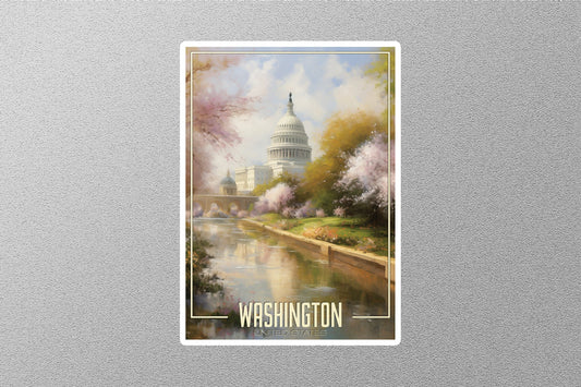 Dreamy Washington Travel Stickers