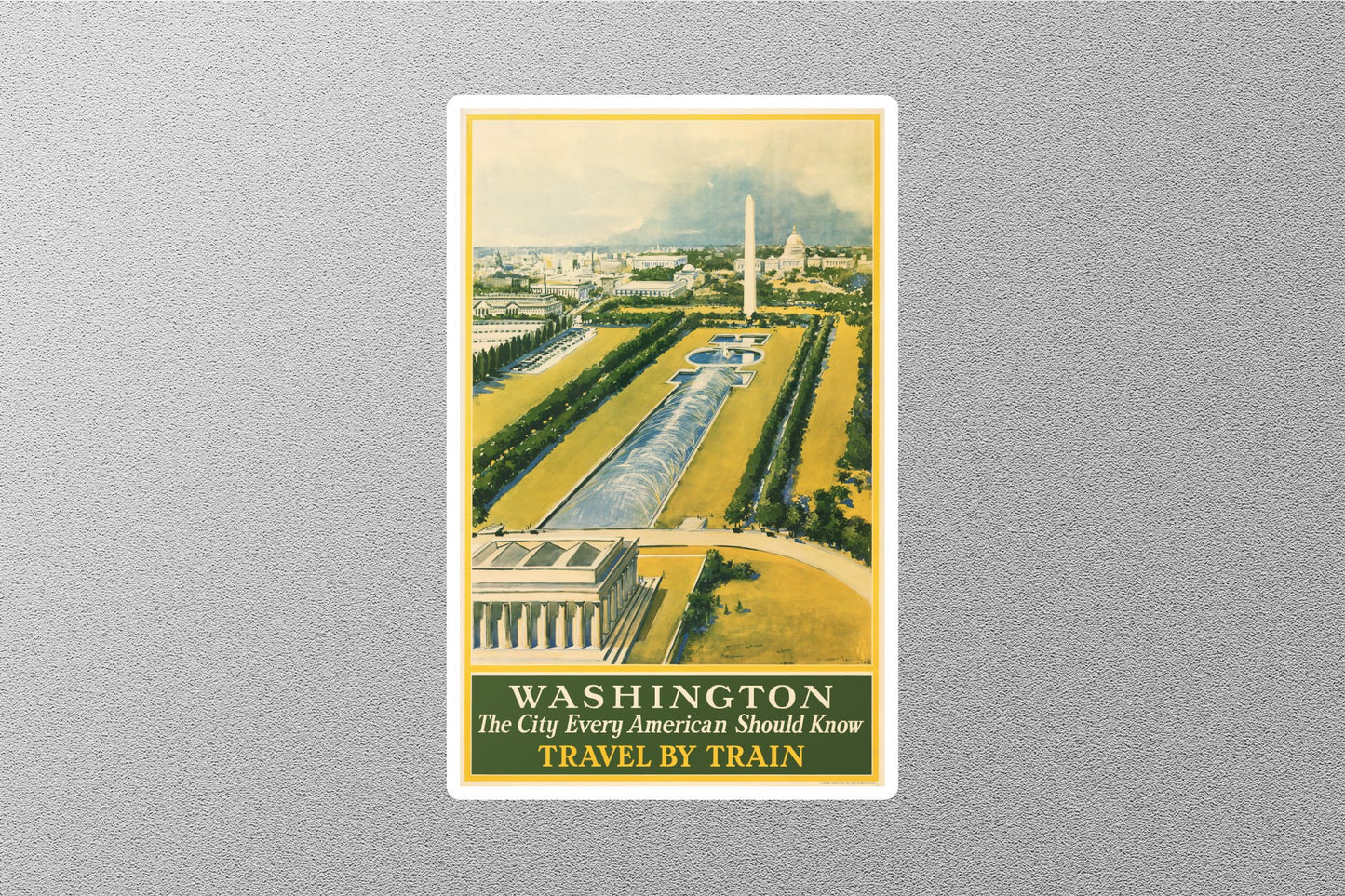 Wholesale Vintage Washington Travel Stickers