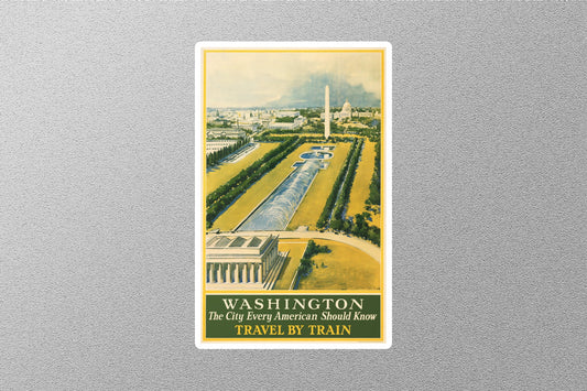 Wholesale Vintage Washington Travel Stickers