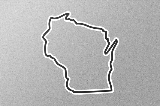 Wisconsin 6 State Sticker