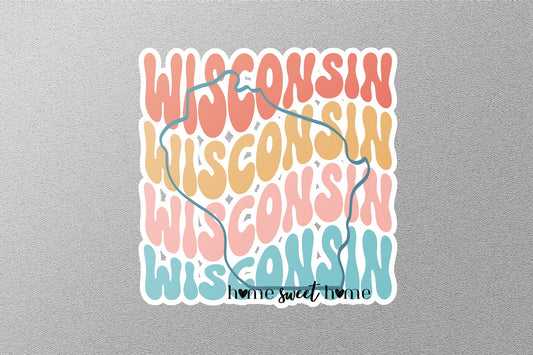 Retro Wisconsin Sticker