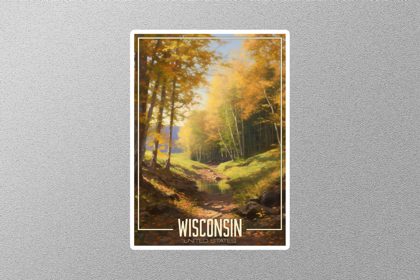 Dreamy Wisconsin Travel Stickers