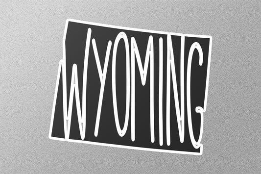 Wyoming 6 State Sticker