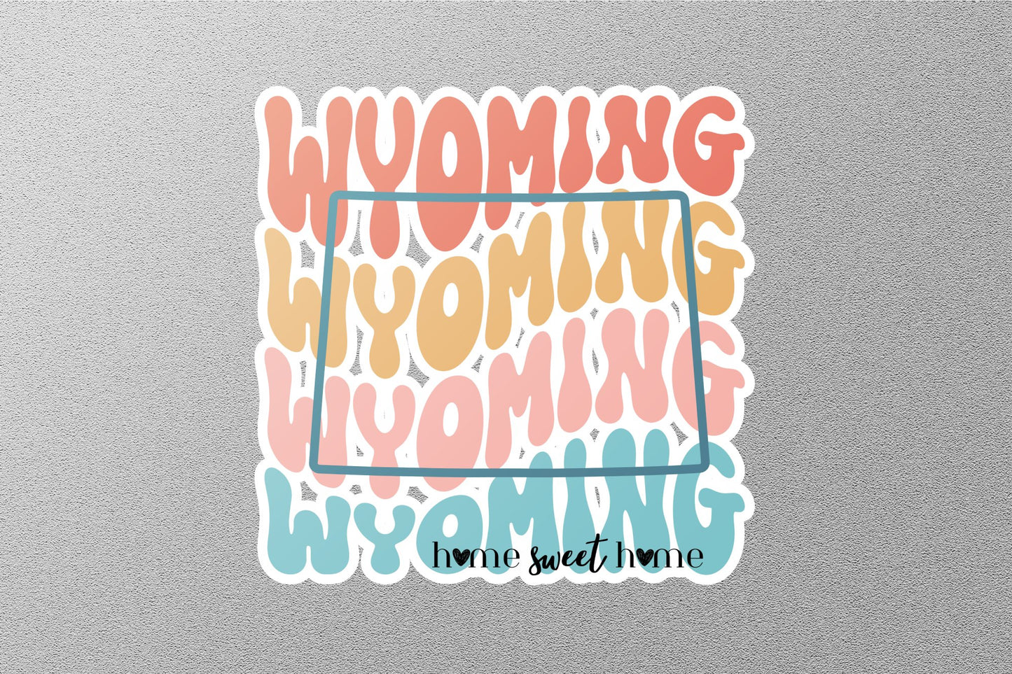 Retro Wyoming Sticker