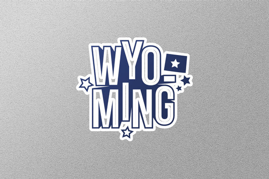 Wyoming 2 State Sticker