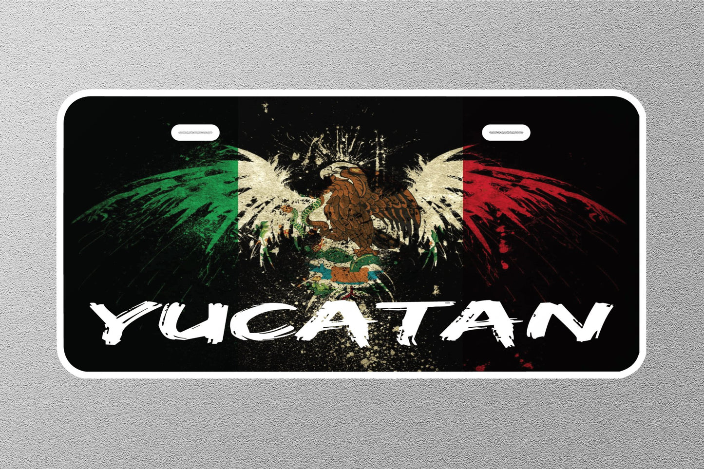 YUCATAN Mexico Licence Plate Sticker