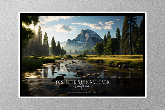 Yosemite Sunrise National Park Sticker