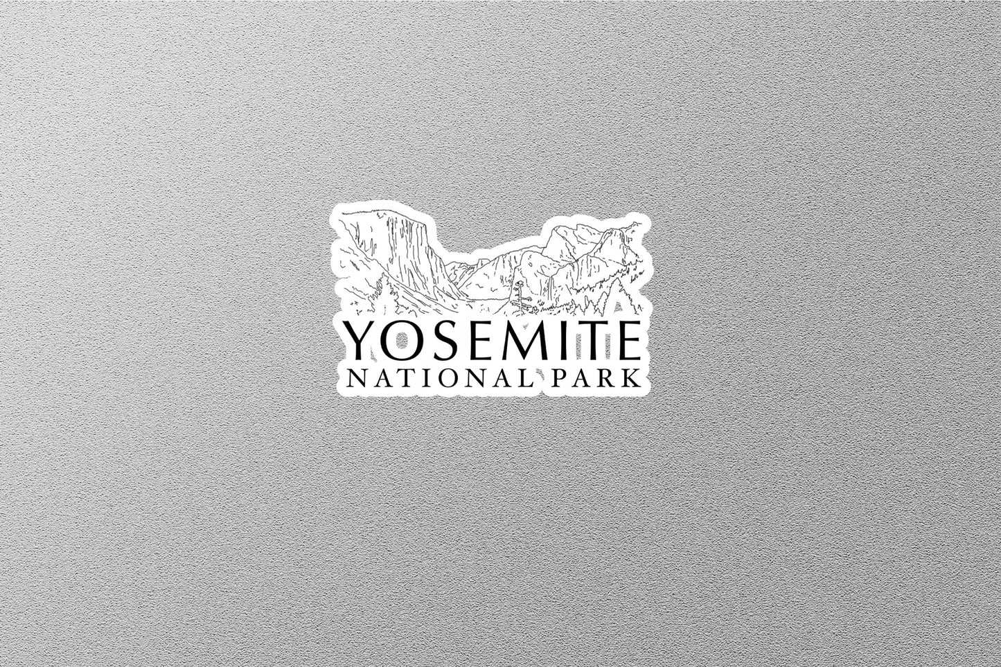 Yosemite Sketch National Park Sticker