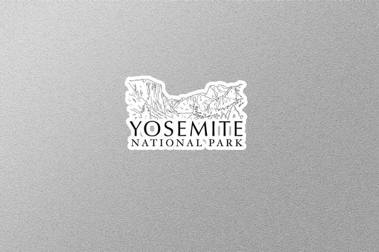 Yosemite Sketch National Park Sticker