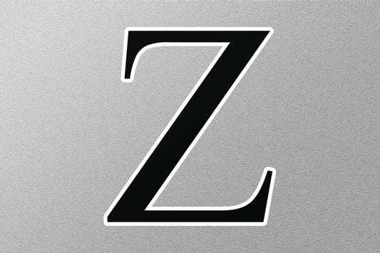 Zeta Greek Alphabet Sticker