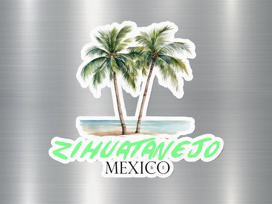 Wholesale Zihuatanejo Mexico Palm Tree Sticker