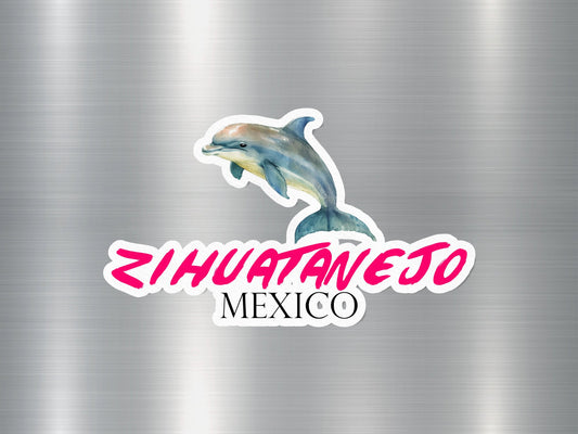 Zihuatanejo Mexico Dolphin Sticker