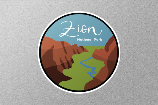 Zion Circle National Park Sticker