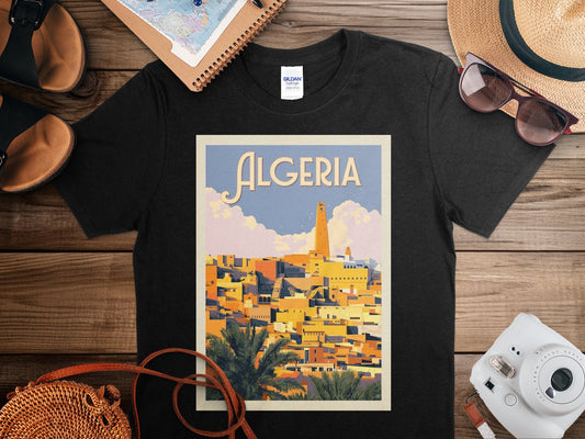 Vintage Algeria T-Shirt, Algeria Travel Shirt