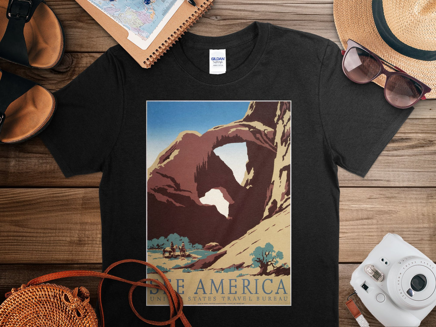 Vintage America T-Shirt, America Travel Shirt