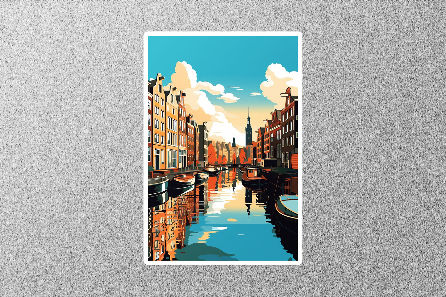 Wholesale Vintage Amsterdam 2 Travel Sticker