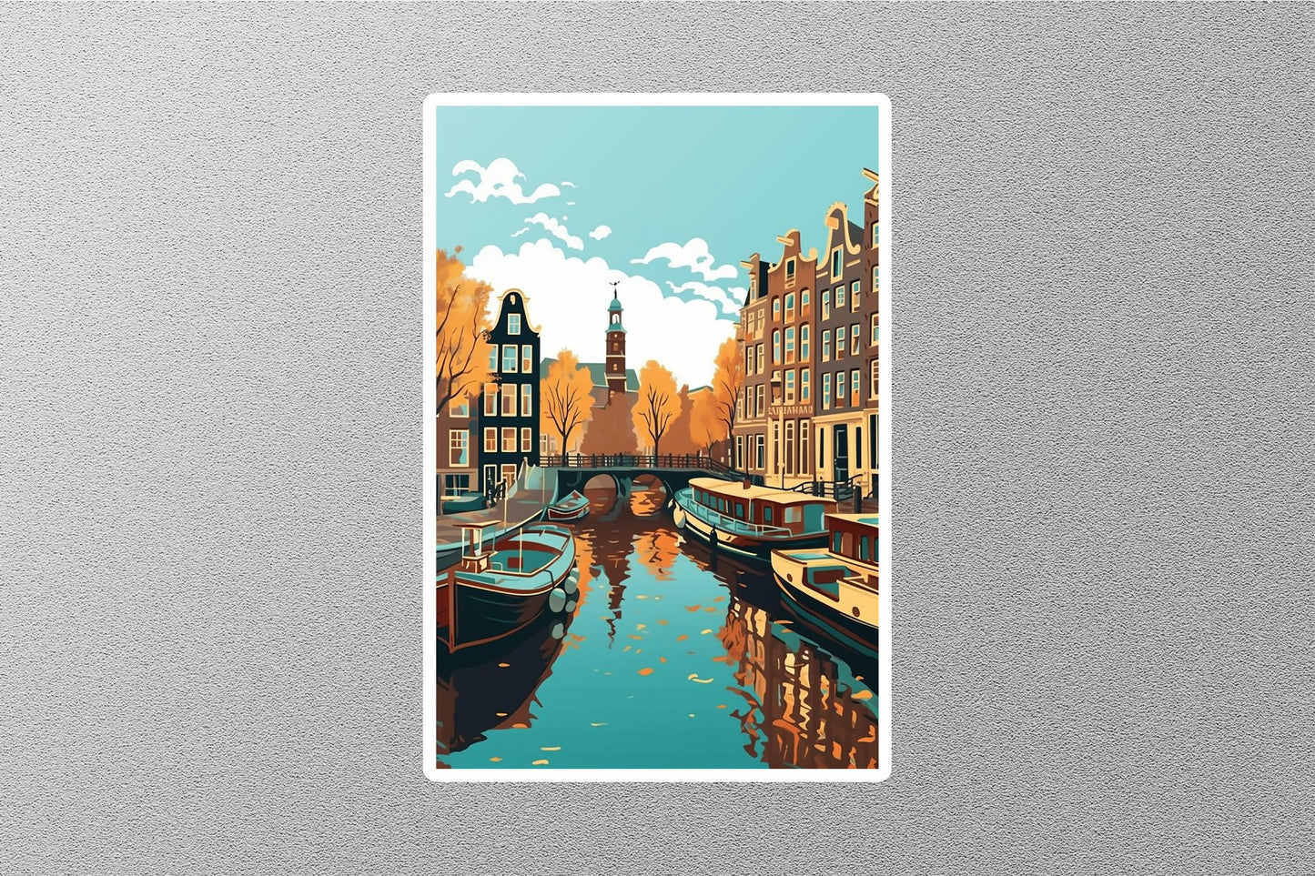 Wholesale Vintage Amsterdam 4 Travel Sticker