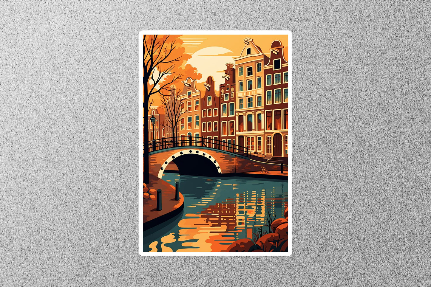 Wholesale Vintage Amsterdam 6 Travel Sticker
