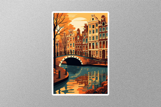 Wholesale Vintage Amsterdam 6 Travel Sticker