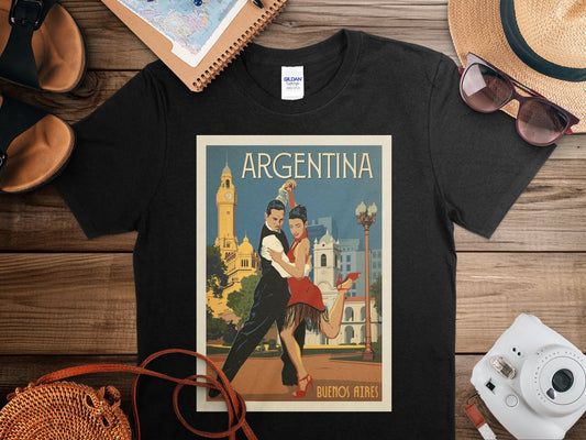 Vintage Argentina T-Shirt, Argentina Travel Shirt