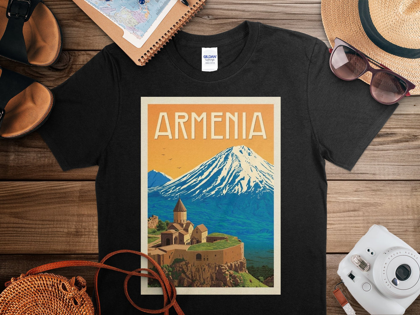 Vintage Armenia T-Shirt, Armenia Travel Shirt