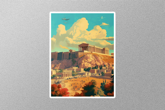 Wholesale Vintage Athens Travel Sticker