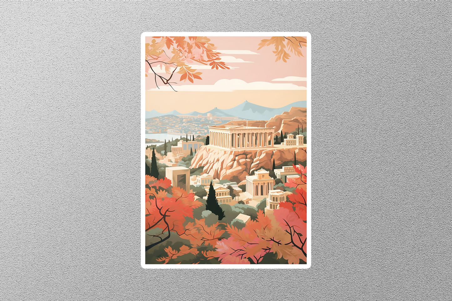 Wholesale Vintage Athens 3 Travel Sticker