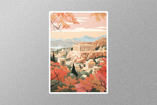 Wholesale Vintage Athens 3 Travel Sticker