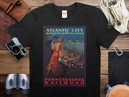 Vintage Atlanta City T-Shirt, Atlanta City Travel Shirt
