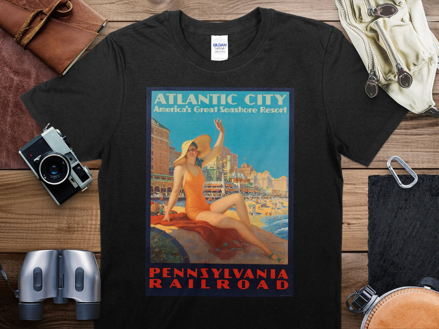 Vintage Atlanta City T-Shirt, Atlanta City Travel Shirt