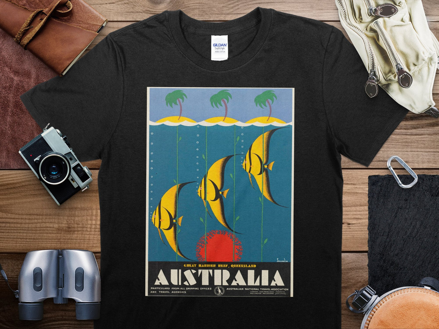 Vintage Australia T-Shirt, Australia Travel Shirt