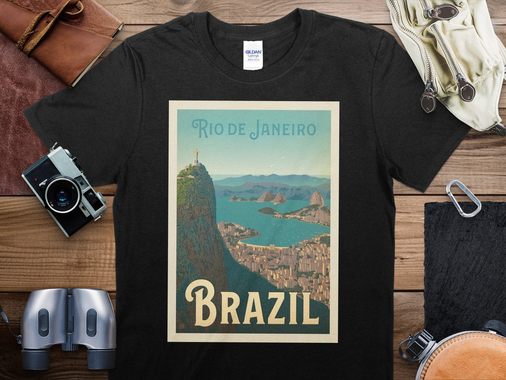 Vintage Brazil T-Shirt, Brazil Travel Shirt
