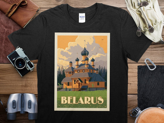 Vintage Belarus T-Shirt , Belarus Travel Shirt