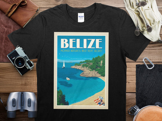 Vintage Belize T-Shirt , Belize Travel Shirt