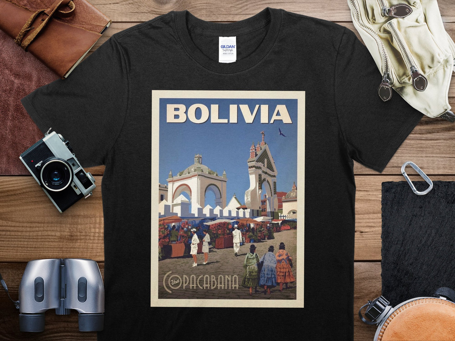 Vintage Bolivia T-Shirt , Bolivia Travel Shirt