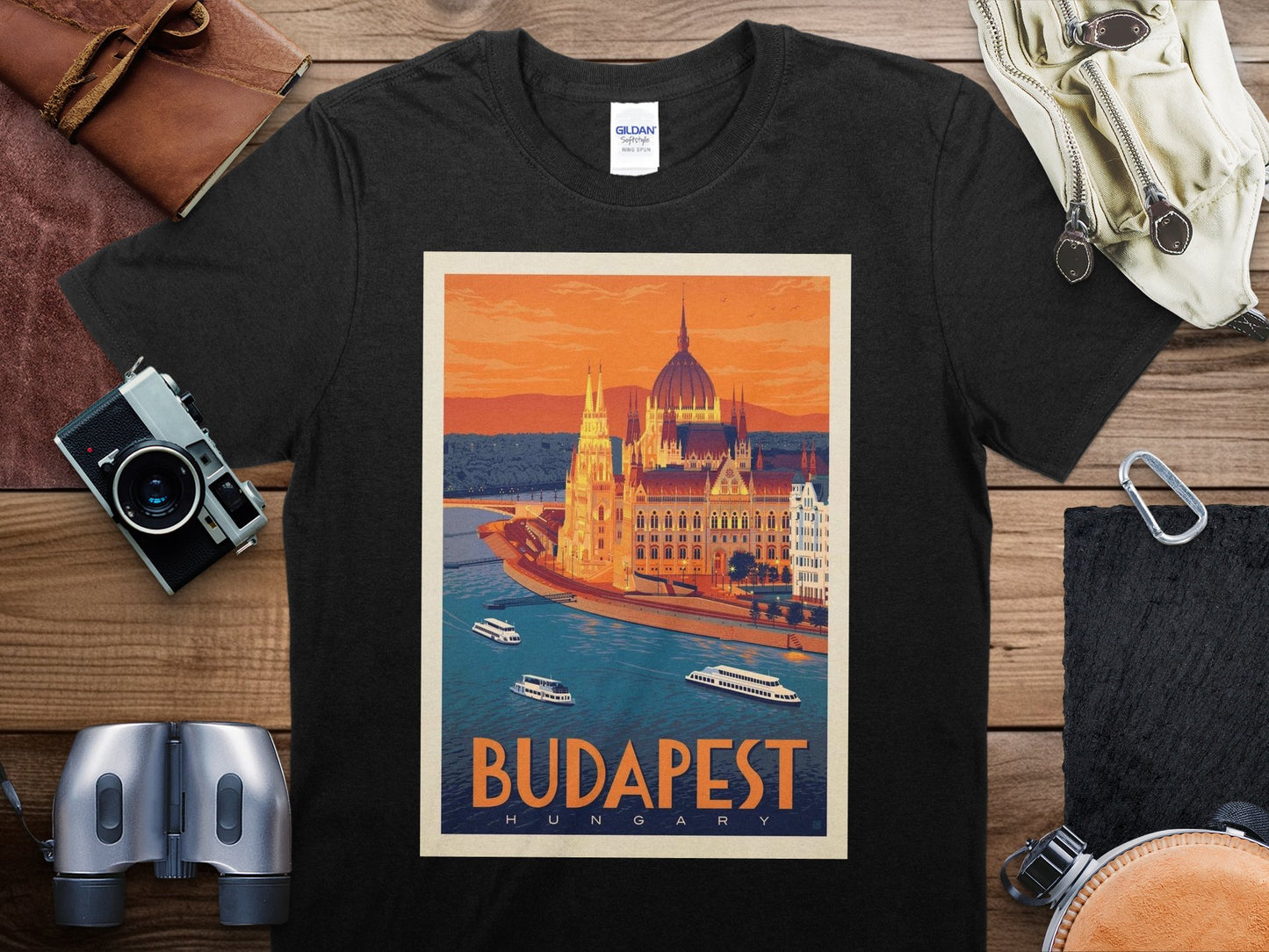 Vintage Budapest T-Shirt , Budapest Travel Shirt